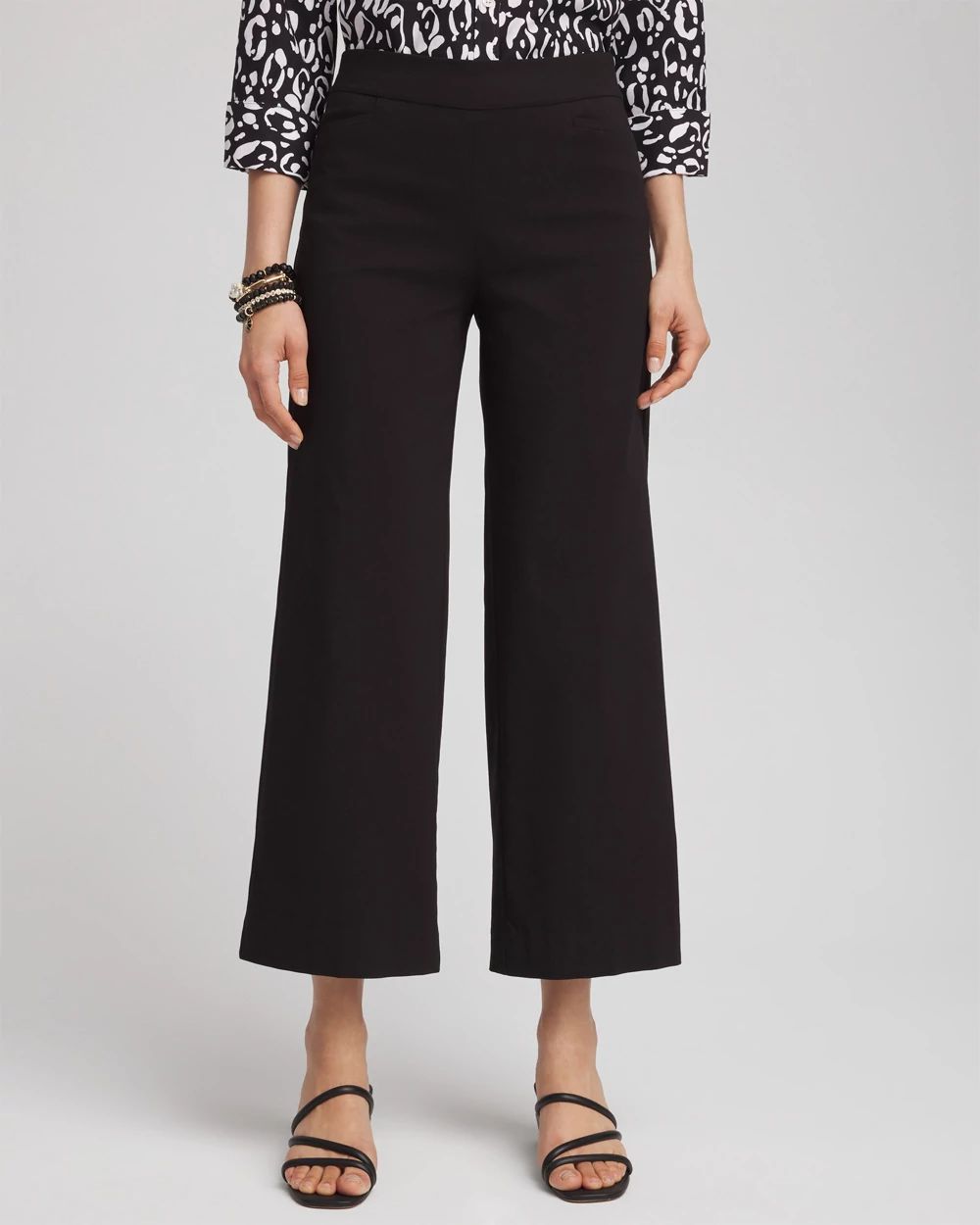 Brigitte™ Pull-On Wide Leg Cropped Pants