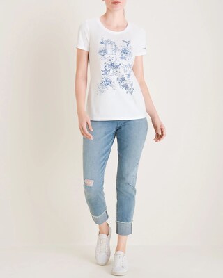 Hummingbird Embroidered Tee