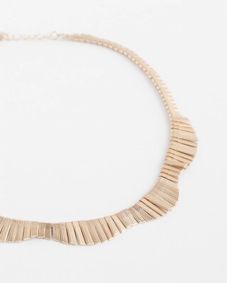 Gold-Tone Collar Necklace click to view larger image.