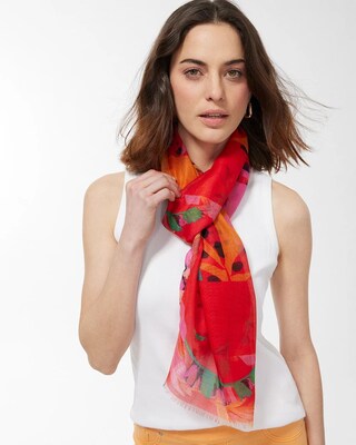 Sheer Oblong Scarf