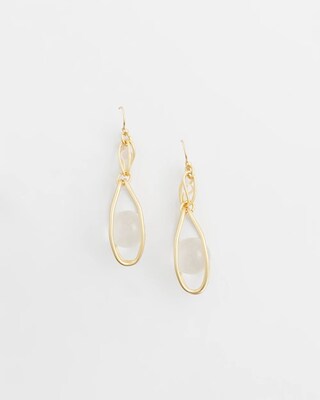 Lucite Bulb Drop Earring