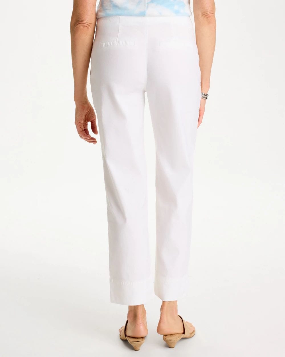 Relaxed Linen Crop Pant click to view larger image.