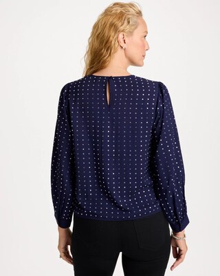 Embellished Long Sleeve Top click to view larger image.