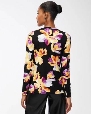 Touch of Cool Floral Layering Tee