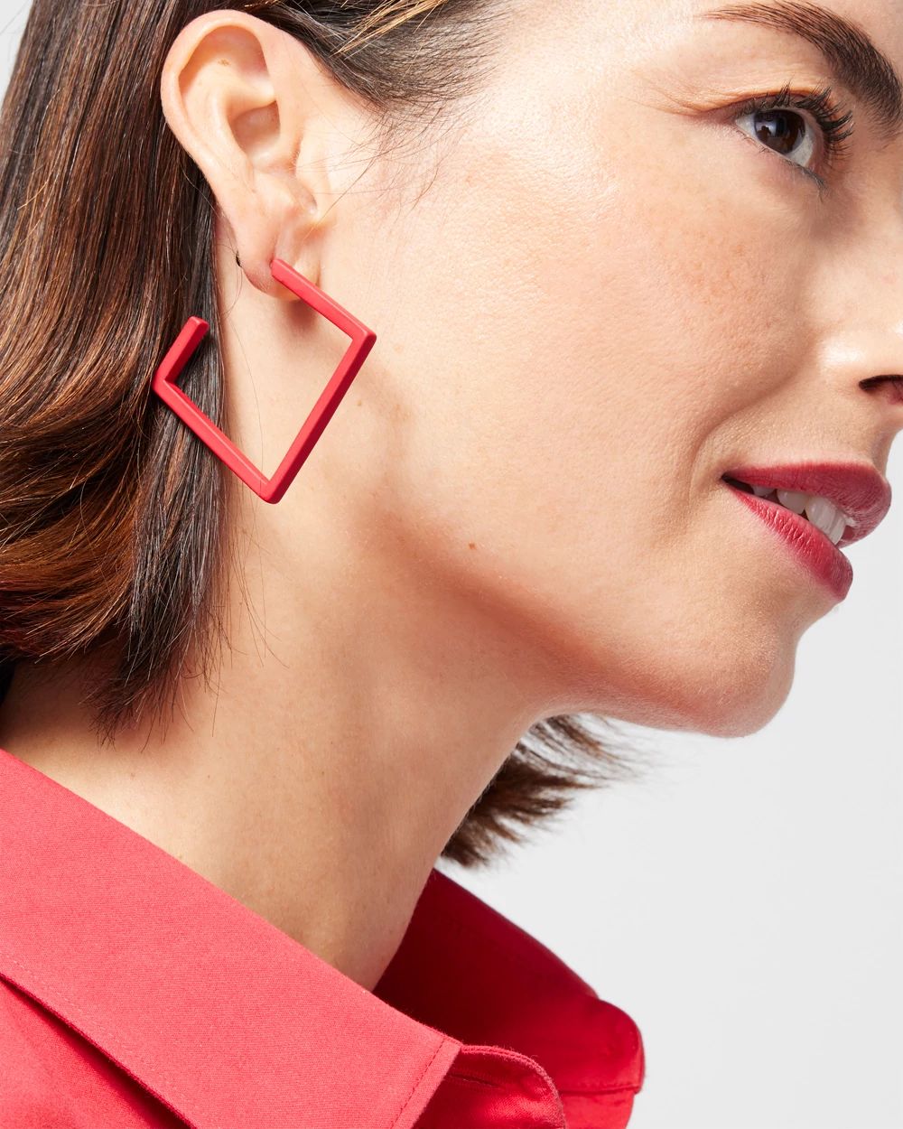 Red Square Hoops