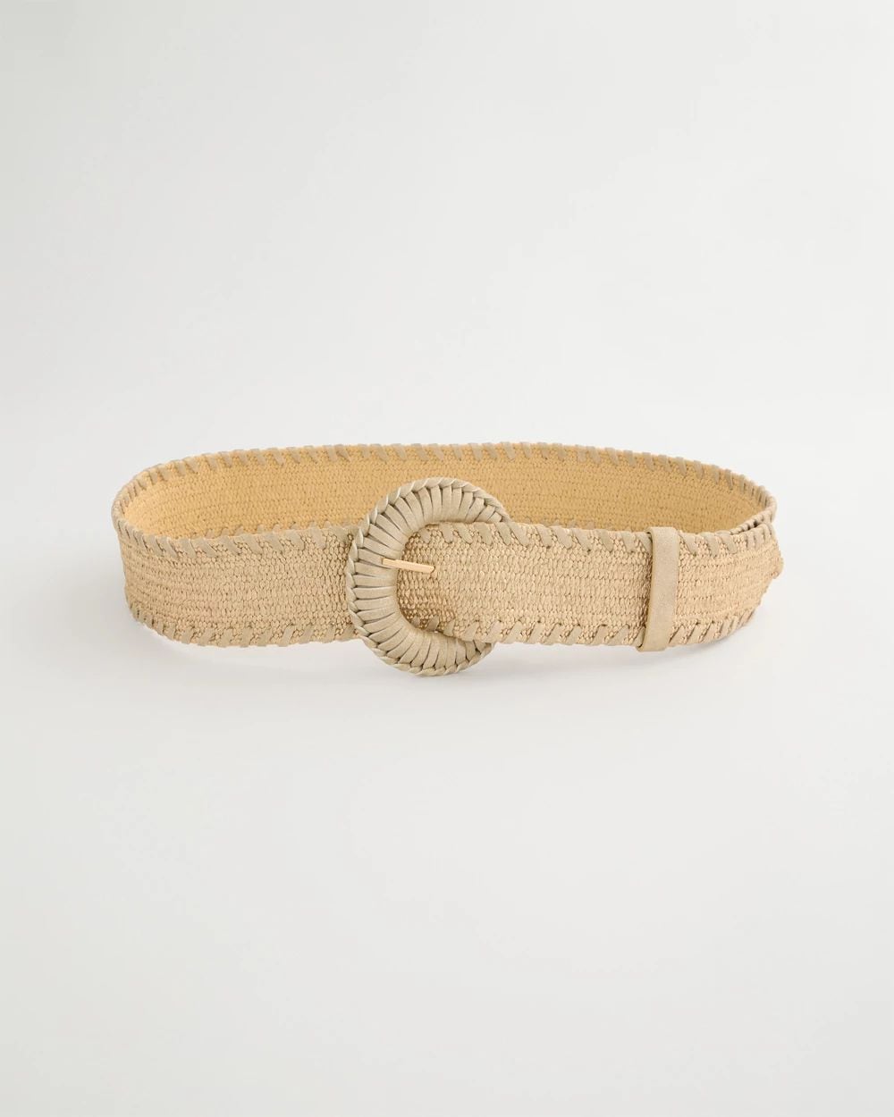 Chic Metallic Shine Stretch Belt