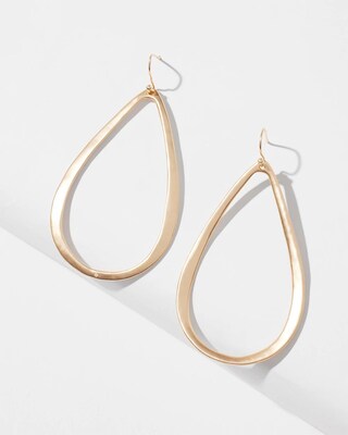 Gold Tone Hoop Earrings