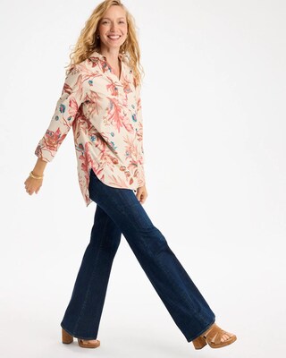 No Iron™ Stretch Printed Tunic click to view larger image.