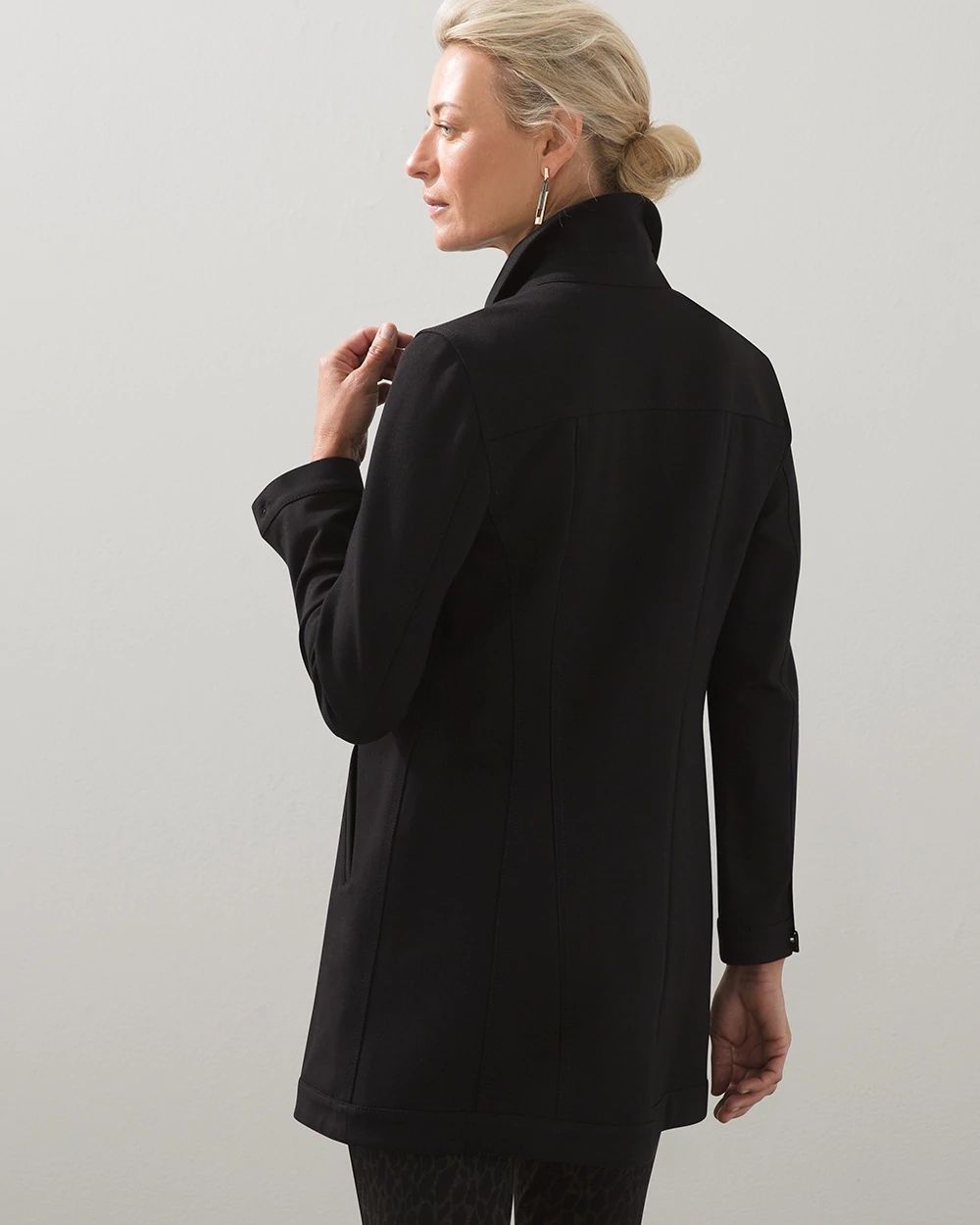 Elongated Ponte Jacket