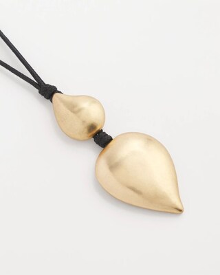 Ash Gold Teardrop Pendant click to view larger image.