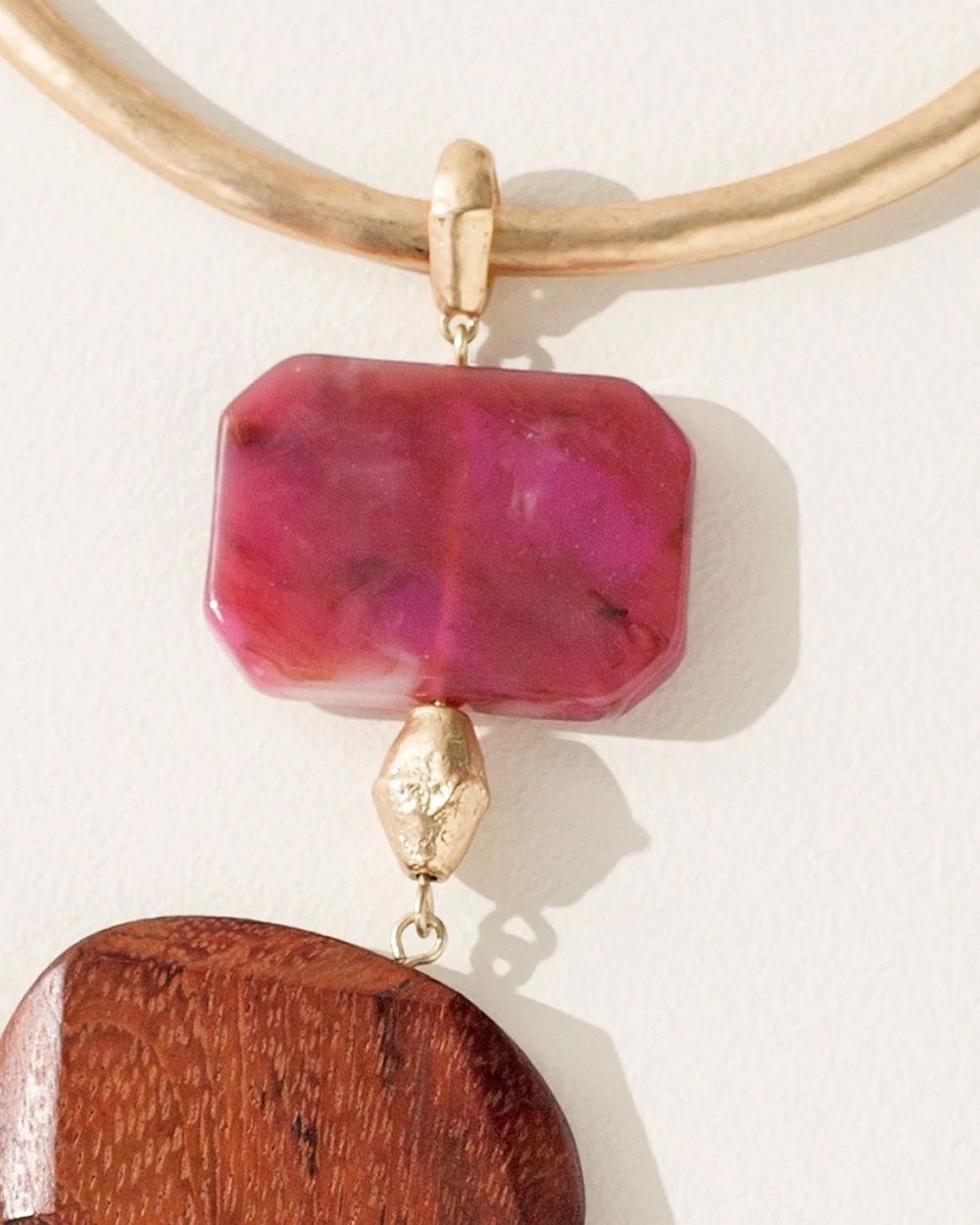 Linear Pendant Necklace