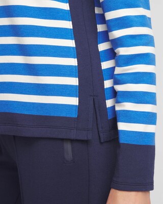 Zenergy® Striped Boatneck Mariner Tee click to view larger image.
