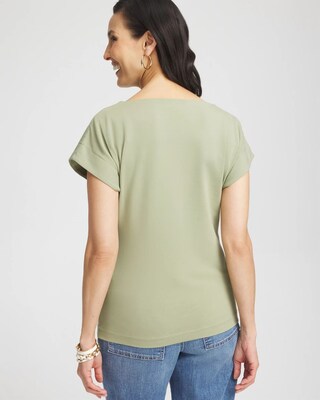 Modern Cap Sleeve Tee click to view larger image.