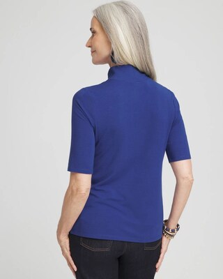 Touch of Cool™ Mock Neck Short Sleeve Tee click to view larger image.