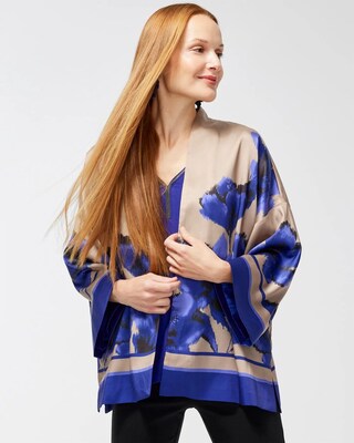Floral Short Kimono