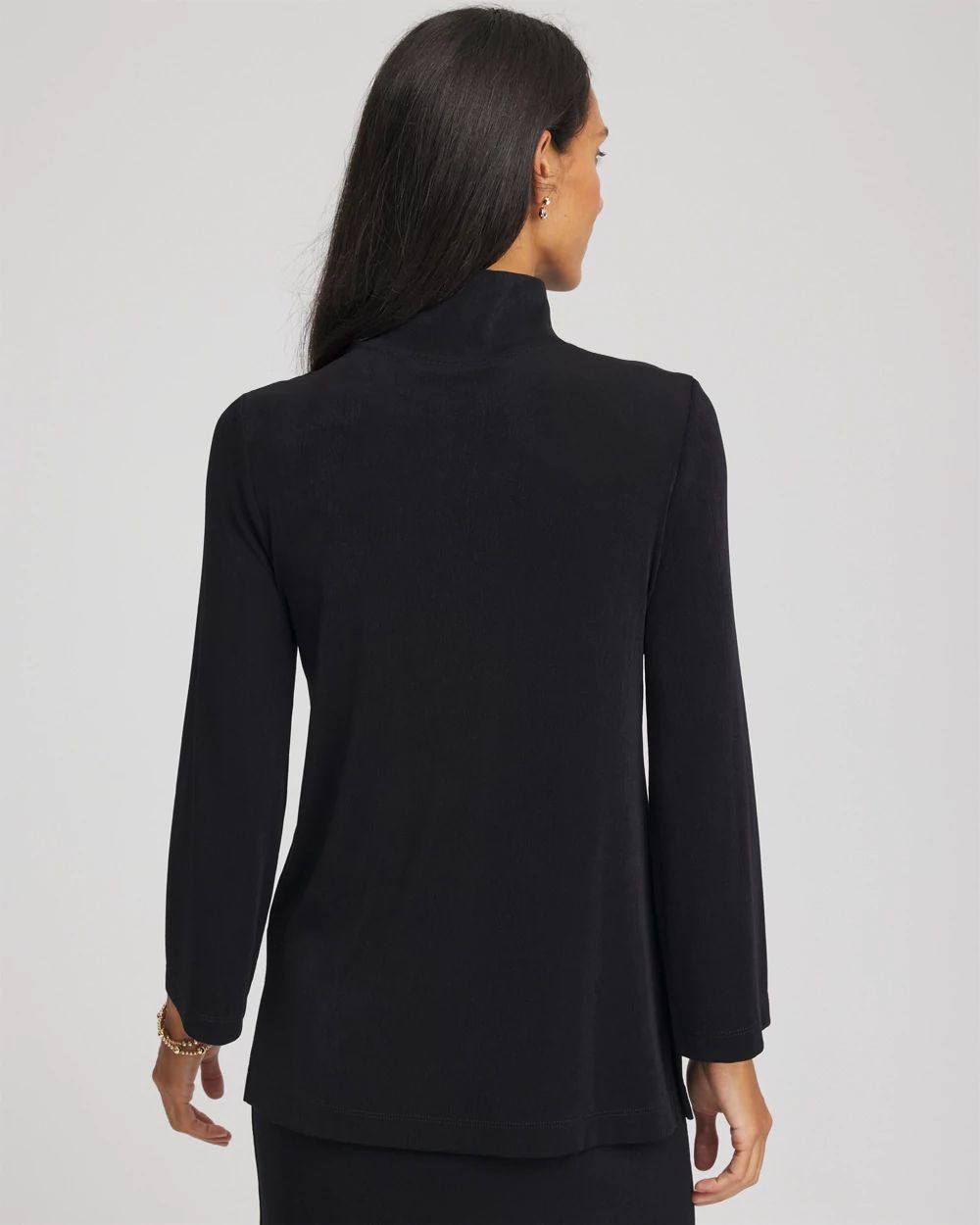 Travelers™ Button Mockneck Top