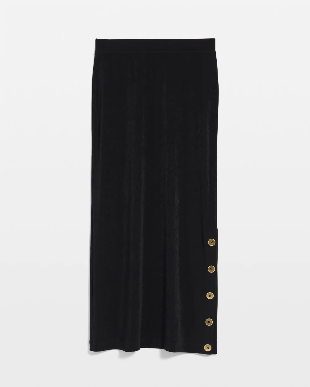 Travelers™ Button Slit Maxi Skirt
