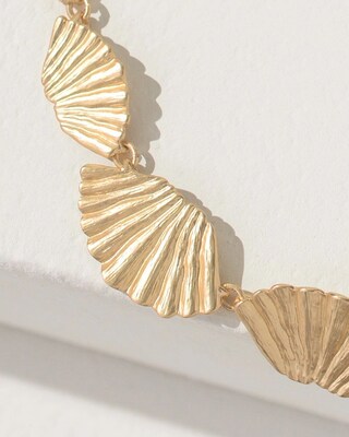 Textured Single Strand Necklace