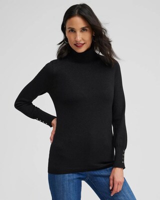 Lurex Turtleneck Sweater