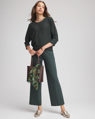 Textured Tapered-Hem Top click to view larger image.