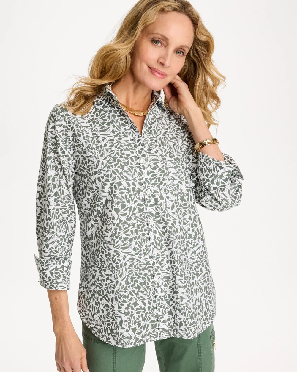 No Iron™ Stretch Fauna Shirt, photo 1 of 5