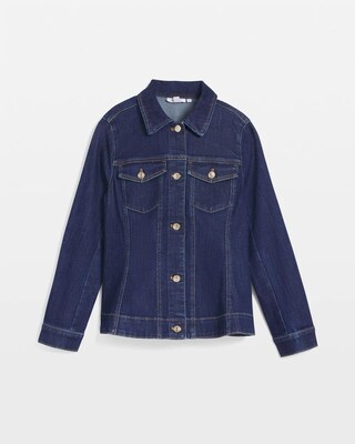 Soft Peplum Denim Jacket