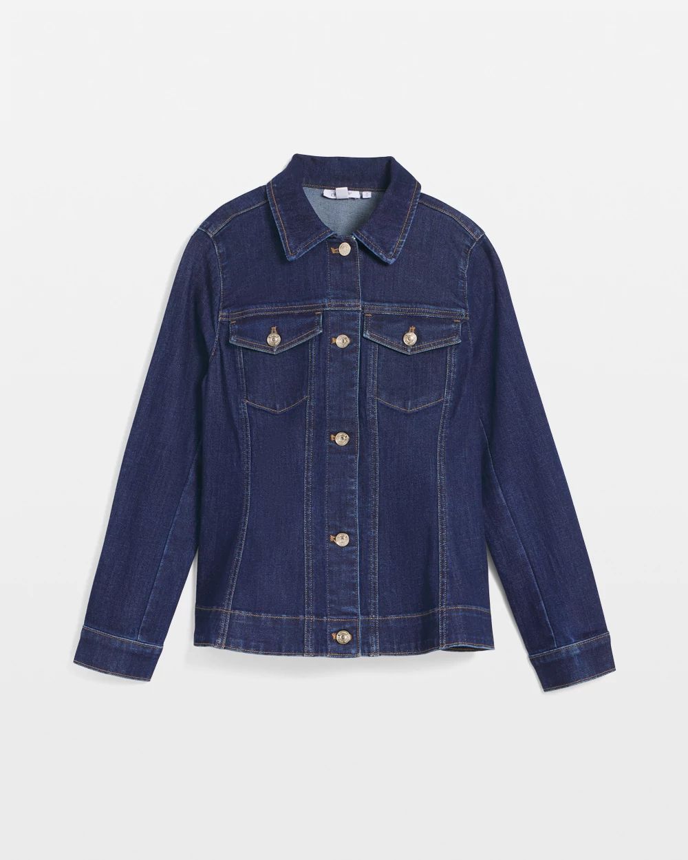 Soft Peplum Denim Jacket