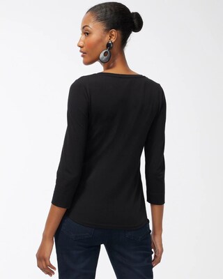 Embellished Tree Print Tee