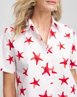 Starfish Short Sleeve Swing Shirt click to view larger image.