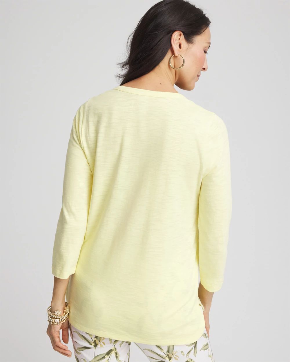 Slub 3/4-Sleeve Tee