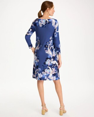 Jersey Knit Baroque Shift Dress click to view larger image.