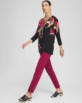 Brigitte Rivet Slit Ankle Pants click to view larger image.