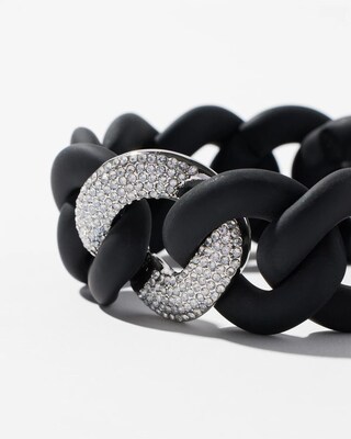 Pavé Detail Links Bracelet