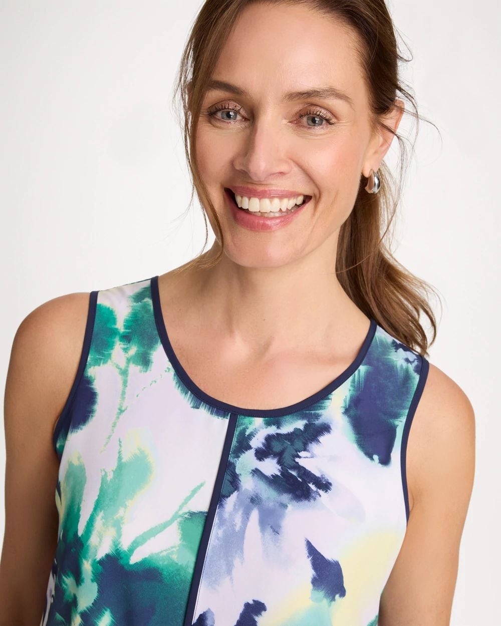 Zenergy® UPF Floral Midi Dress