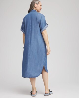 Tencel™ Midi Jean Dress click to view larger image.