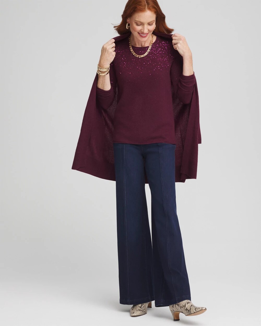 Cashmere Sequin Sweater