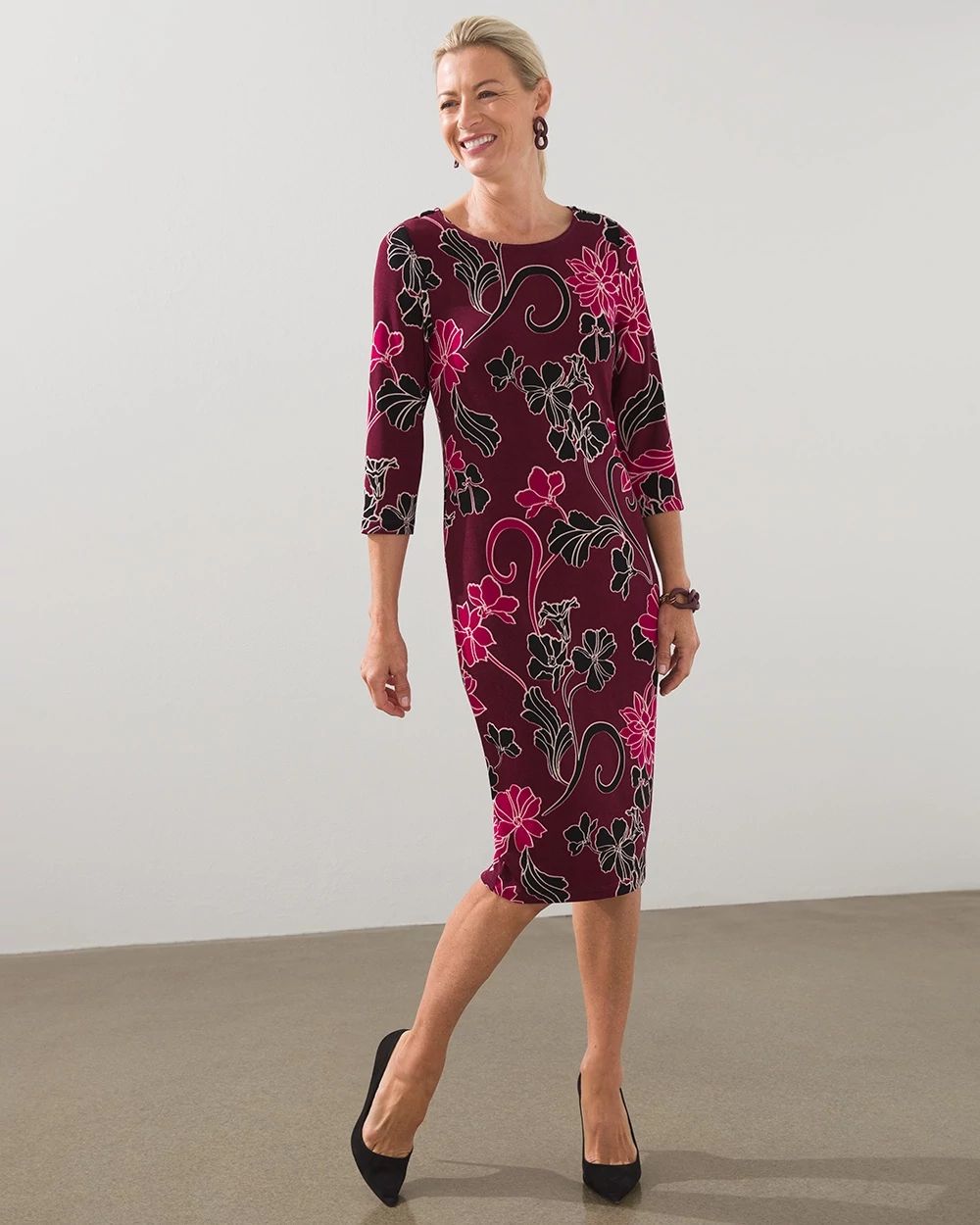 Travelers Printed Classic Dress