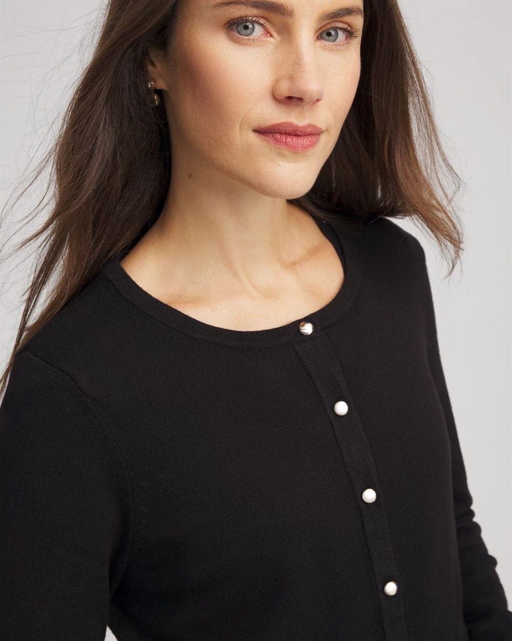 Crewneck Cardigan click to view larger image.