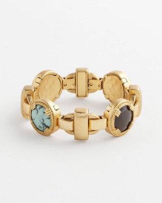 Turquoise Tortoise Collection Toggle Bracelet
