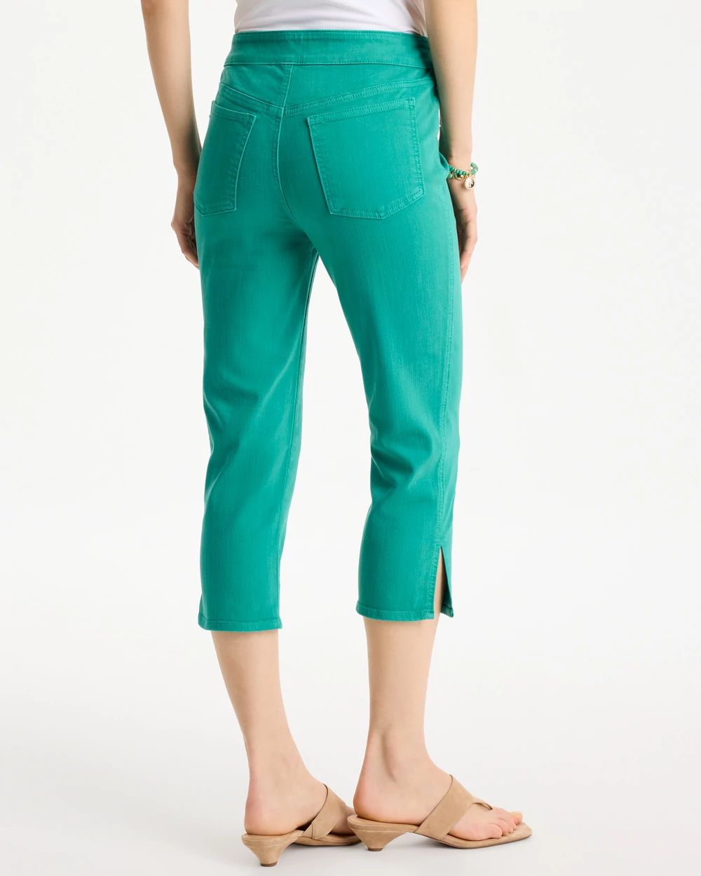 Pull-On Capri Jeans
