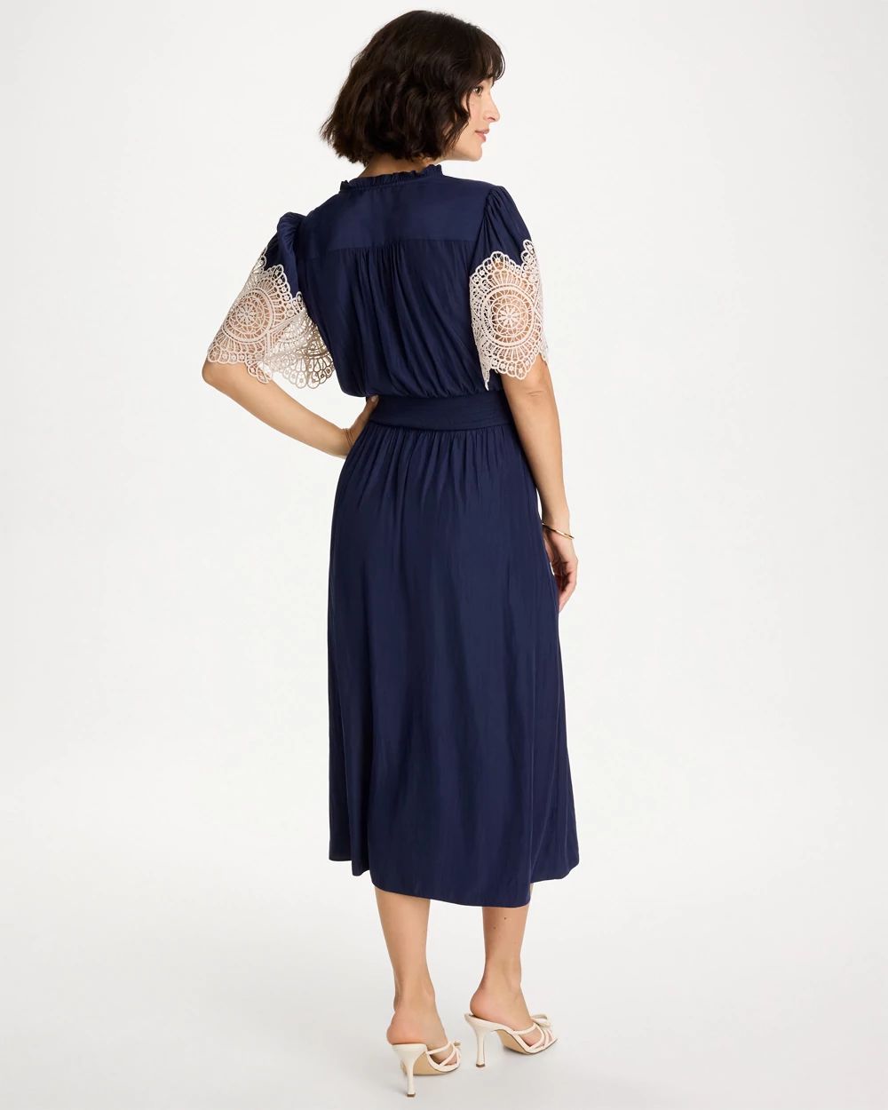 Sea Island Crinkled Maxi Dress click to view larger image.