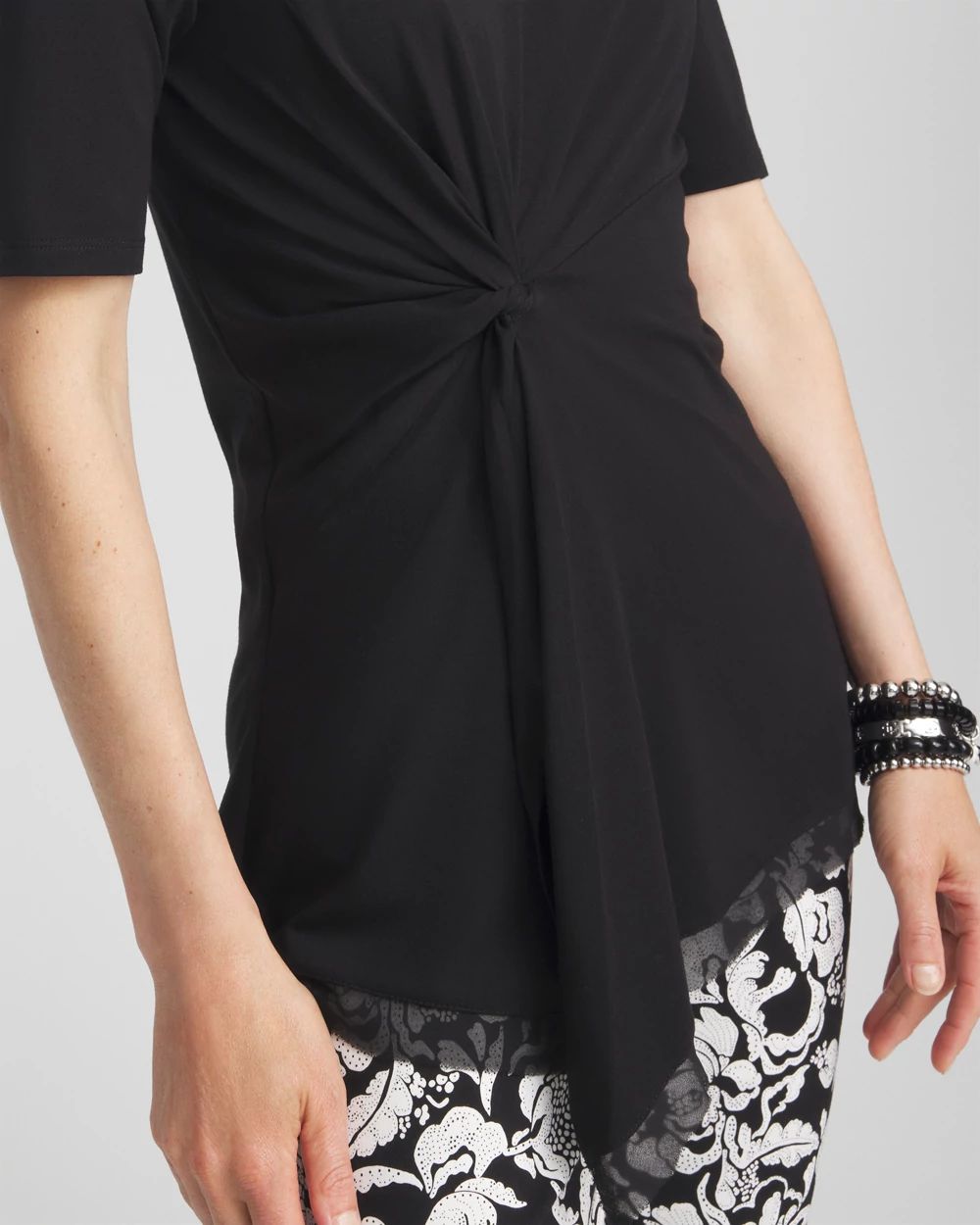 Touch of Cool™ Draped Tunic click to view larger image.