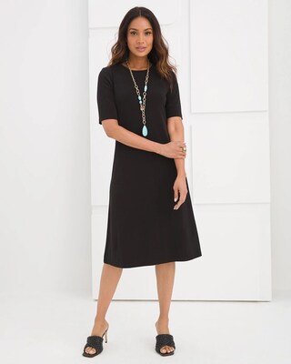 Easy Chic Elbow Sleeve Dress