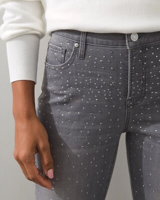Scattered Stones Girlfriend Ankle Jeans