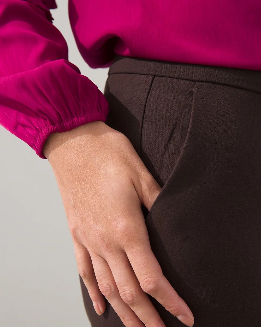 Double Cloth Tailored Trousers