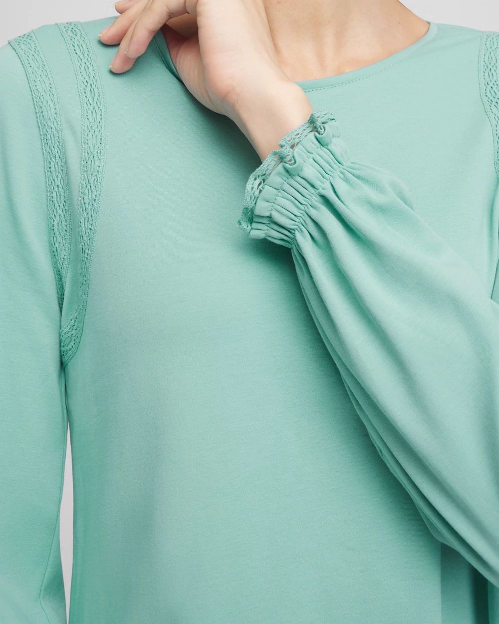 Lace Trim Top click to view larger image.
