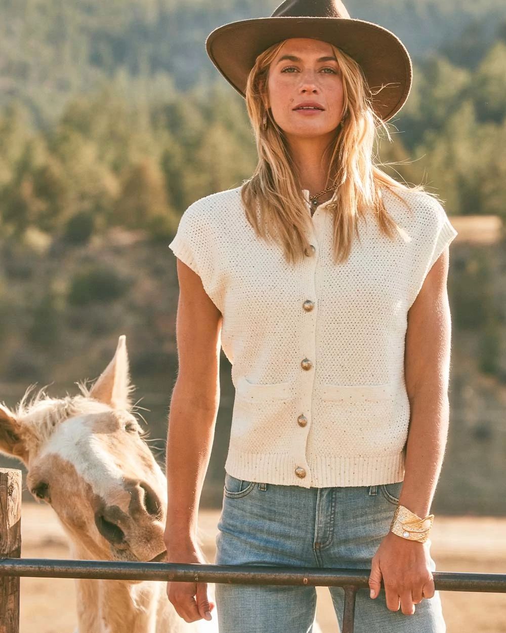 Button-Up Sweater Vest
