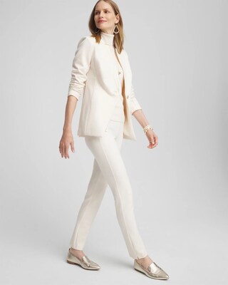 Juliet Ponte Trim Detail Ankle Pants click to view larger image.
