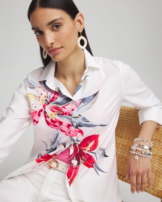 No Droop™ White Navette Earrings
