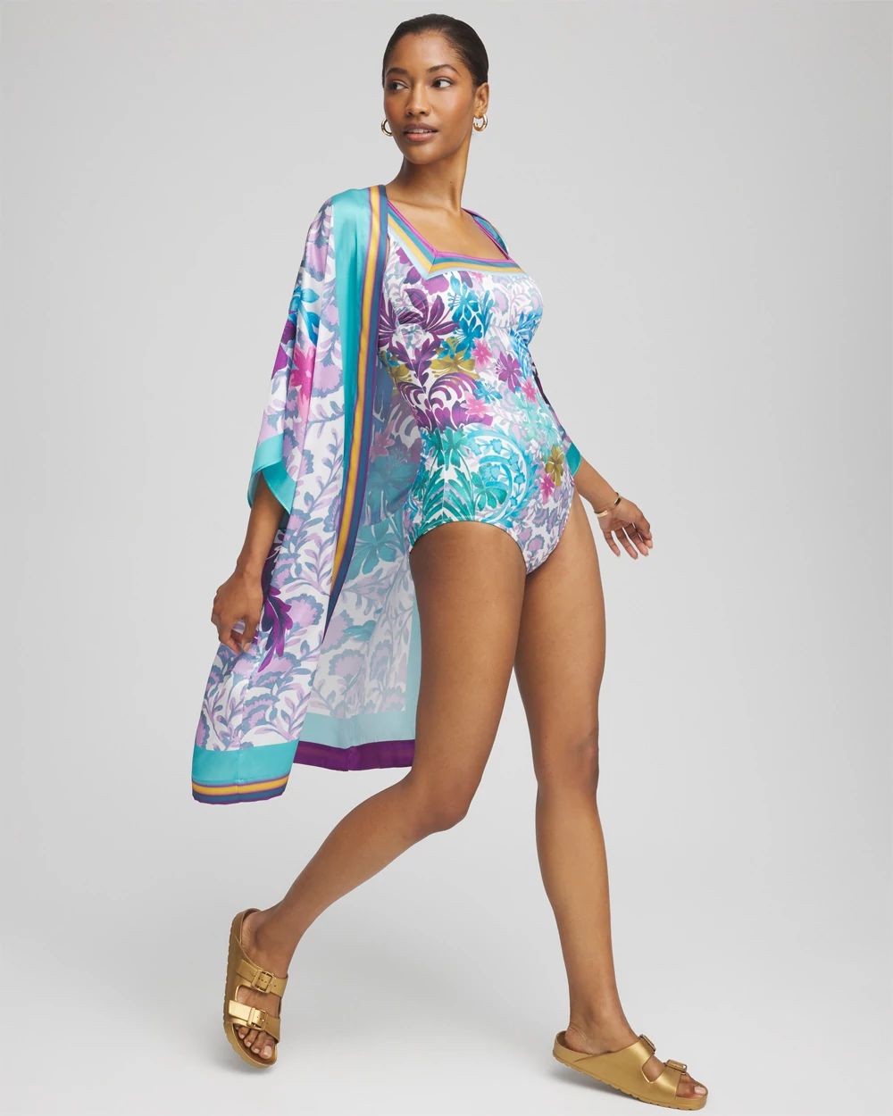 Gottex Bali Square Neck One Piece